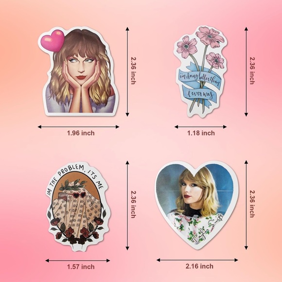 Taylor Swift Stickers (100pcs) - Picture 6 of 6